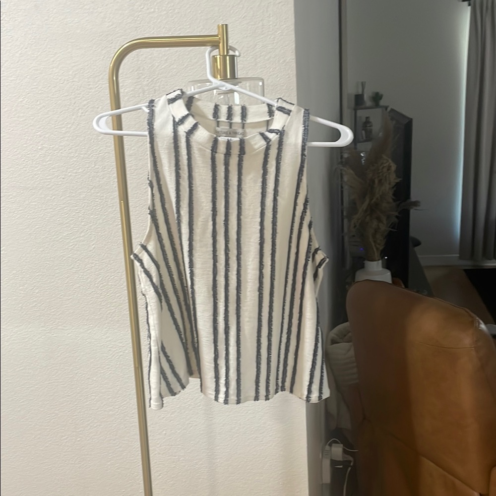 Striped Sleeveless Top